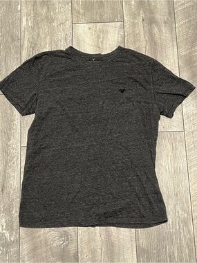 American Eagle Outfitters Charcoal Crew Neck Tee